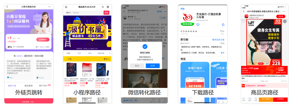 知+目前有五种转化路径